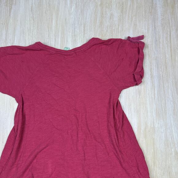 Anthropologie Saturday Sunday Kathie Flounced Knit Ruffle Hem Mini Dress Medium - Picture 8 of 16